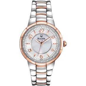 Relógio Bulova Diamond Feminino Analógico WB27887M - 98R162