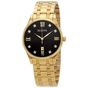 Relógio Bulova Diamond Gold 97d108