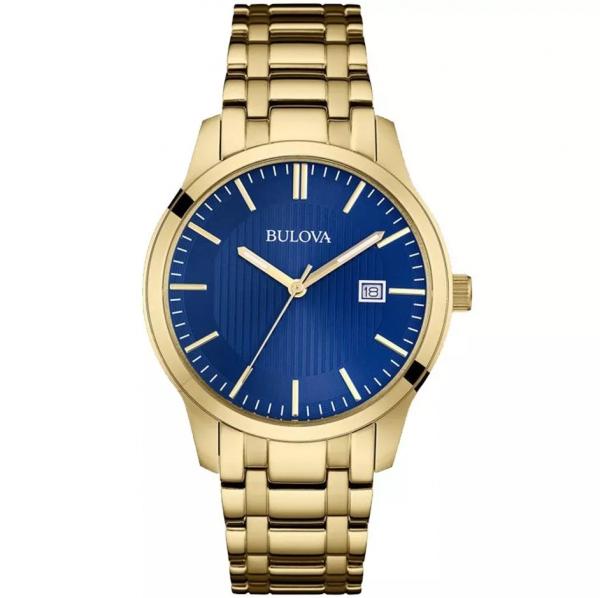 Relogio Analógico Bulova Masculino Analógico Pulseira de Aço, Resistente a Agua 30 M -WB22444Z