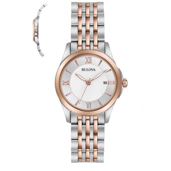 Relógio Bulova Dress Feminino Analógico WB26155M - 98M125