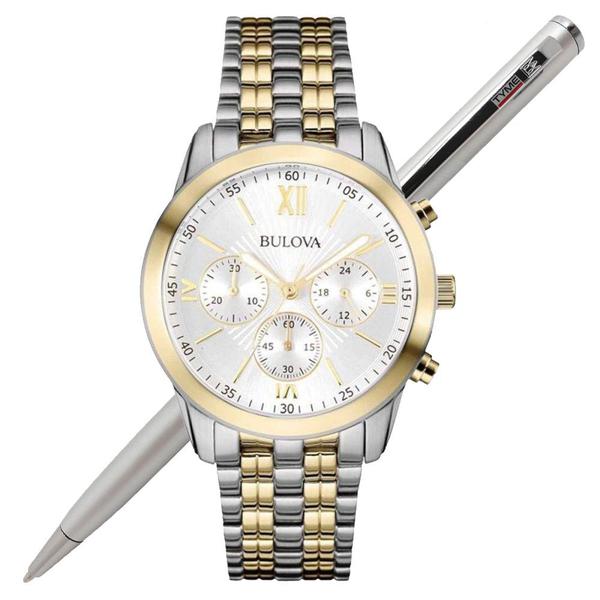 Relógio Bulova Feminino Bicolor Wb22346b