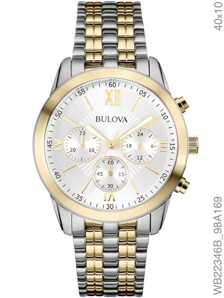 Relógio Bulova Feminino Bicolor Wb22346b