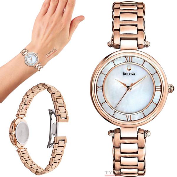 Relógio Bulova Feminino Classic Rosê WB27725Z / 97L124