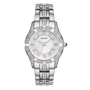 Relógio Bulova Feminino Cristal Swarovski 96L116