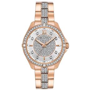 Relógio Bulova Feminino Crystal 98l229