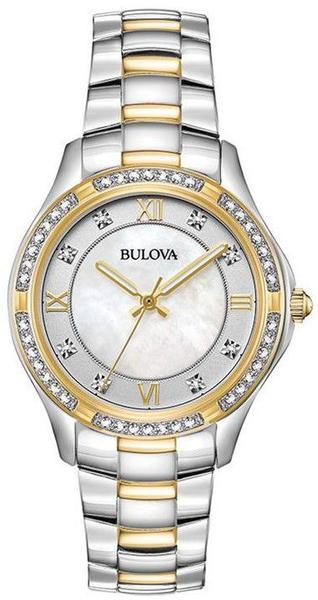 Relógio Bulova Feminino Crystals 98l255 - Cod 30029445