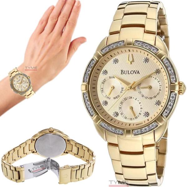 Relógio Bulova Feminino Diamond WB27734X / 98R171