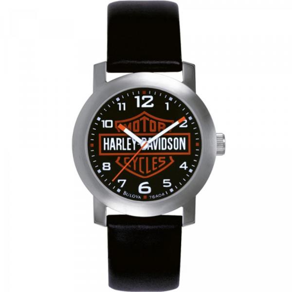 Relógio Bulova Harley Davidson WH30144P Preto Masc Original