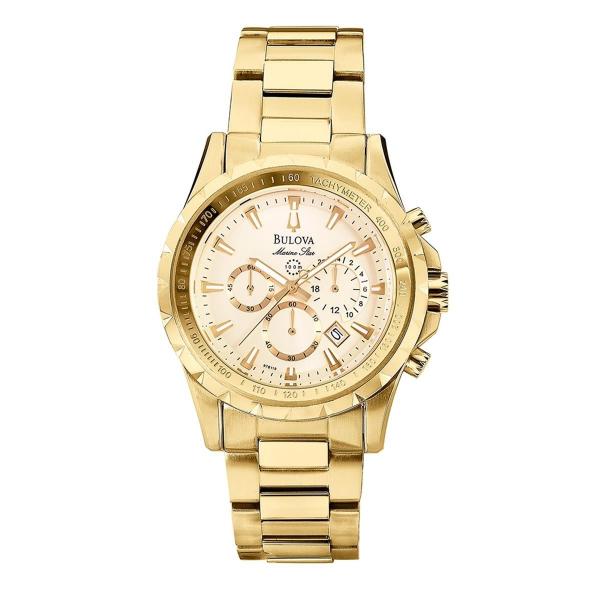 Relógio Bulova Marine Star Masculino Analógico WB30864X Dourado