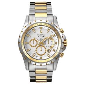 Relógio Bulova Marine Star Masculino Wb30864S Analógico, Calendário e Cronógrafo Resistente à Água 100M