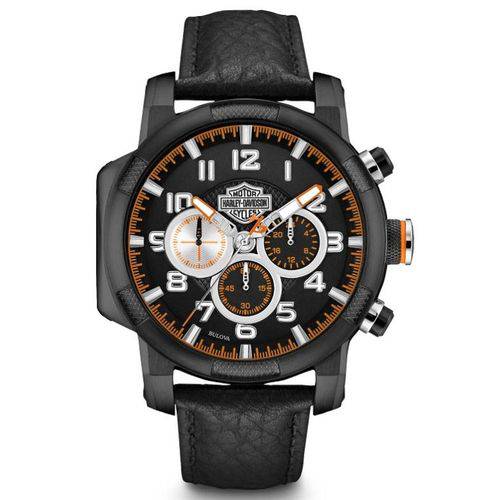 Relógio Bulova Masculino Harley Davidson - Wh30555p