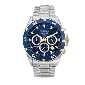 Relógio Bulova Masculino Marine Star Wb30686a Azul