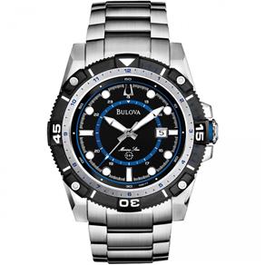 Relógio Bulova Masculino Marine Star Wb31729f Aço