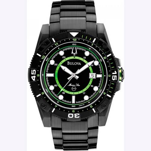 Relógio Bulova Masculino Marine Star WB31729G Preto