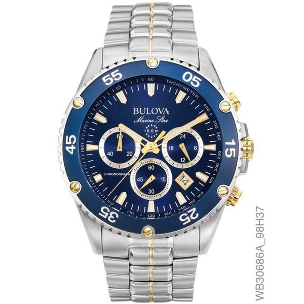 Relógio Bulova Masculino Ref: Wb30686a Marine Star