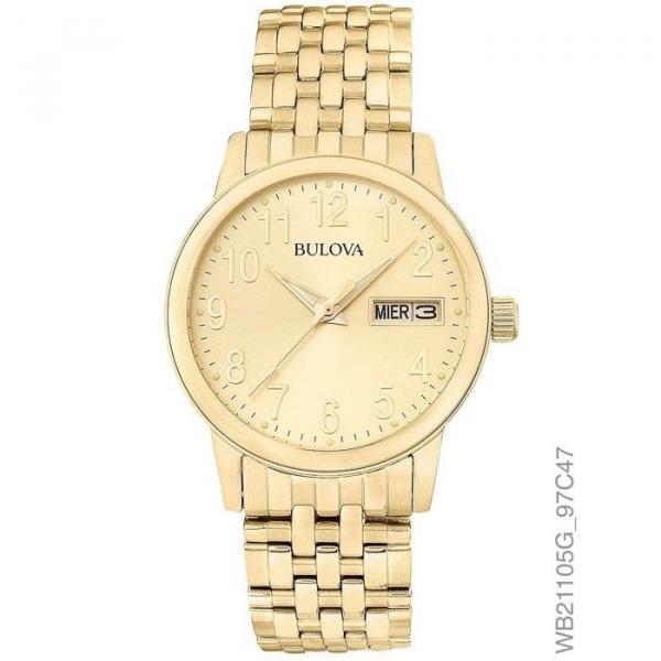 Relógio Bulova Masculino Ref: Wb21105g Slim