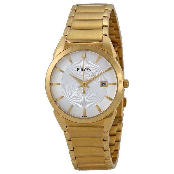 Relógio Bulova Masculino Ref: Wb21605h Slim Dourado