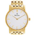 Relógio Bulova Masculino Slim Wb21669h Dourado Analogico