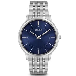 Relógio Bulova Masculino Slim Wb22436f Azul Lançamento