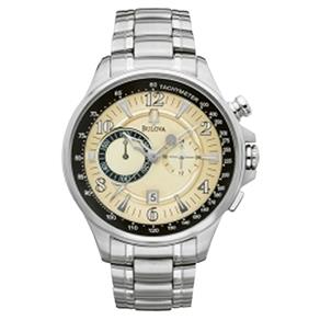 Relógio Bulova Masculino Wb21703Y Analógico Calendario, Cronógrafo e Taquímetro Resistente à Água 50M