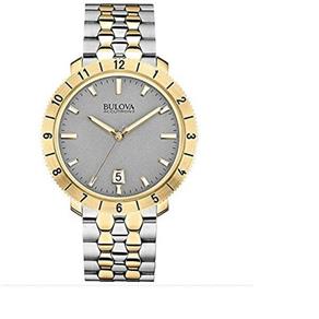 Relógio Bulova Modelo 98B216 Duas Cor Caixa 42mm Espesura 13mm