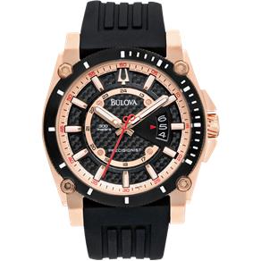 Relógio Bulova Precisionist WB31014U. com Calendário e Cronógrafo, Caixa Robusta, Resistente à Água 300M.