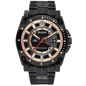 Relógio Bulova Precisionist WB31014Z. Analógico, com Calendário, Resistente à Água 300M.