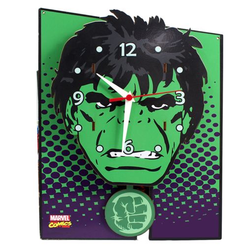 Relógio C/pêndulo Hulk