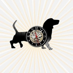 Relógio cachorro animais estimação Clínica Veterinária Vinil