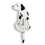 Relógio Cartoon Cute Creative cauda abanar o cão casa decoração Relógio de parede Relógios de parede