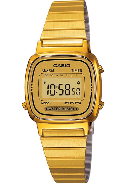 Relógio Casio A158WA-1DF Dourado