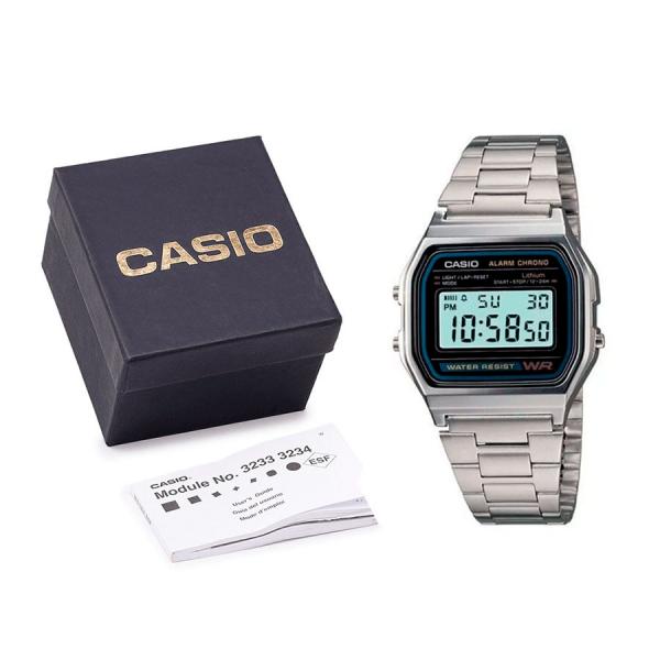 Relogio Casio A158 Unissex Original Retrô C Box e Nf