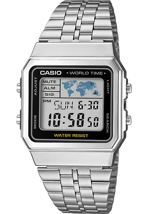 Relógio Casio A500WA-1DF Prata