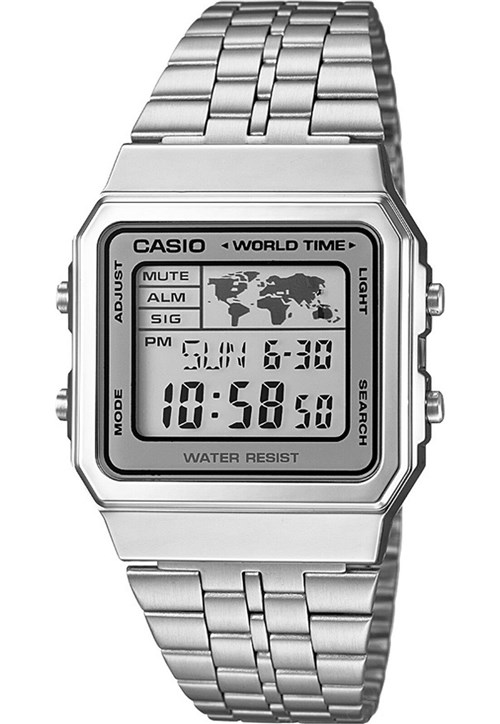 Relógio Casio A500WA-7DF Prata