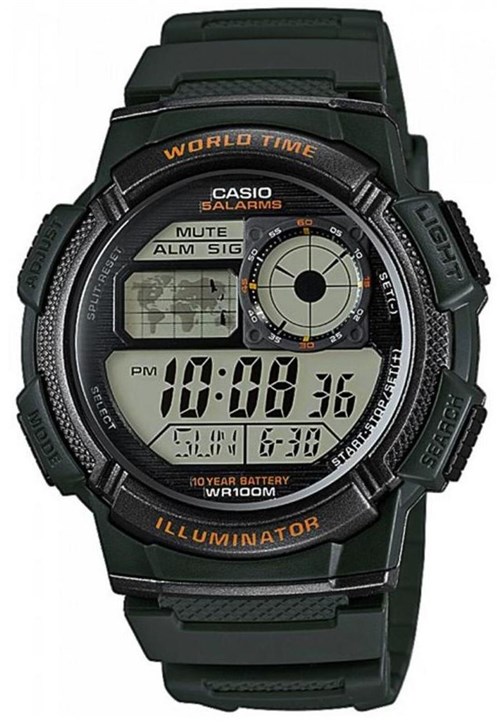 Relogio Casio Ae1000W3Avdfbr Verde