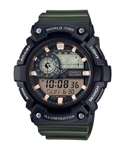 Relógio Casio AEQ-200W-3AVDF-BR Verde