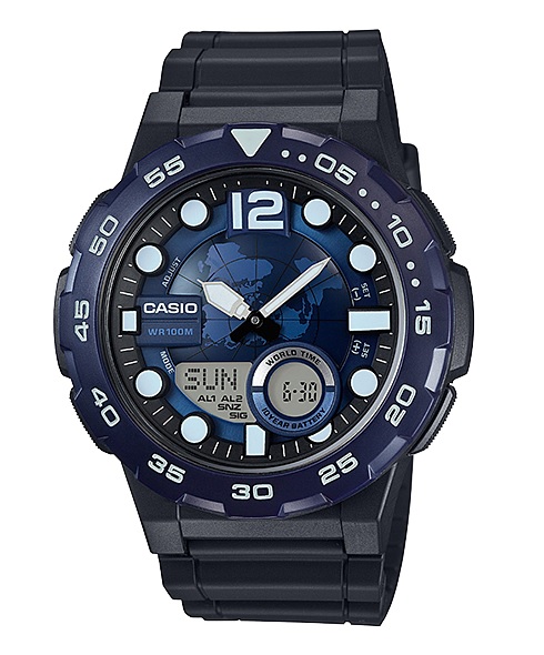 Relógio Casio AEQ-100W-2AVDF Azul