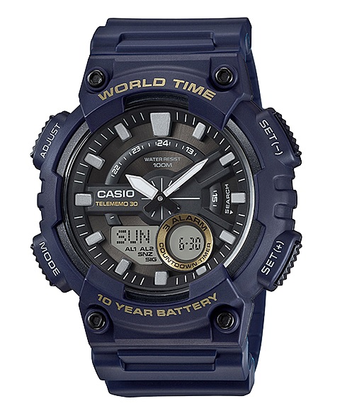 Relógio Casio AEQ-110W-2AVDF Azul