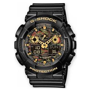 Relógio Casio Ana-Digi Masculino G-Shock - GA-100CF-1A9DR