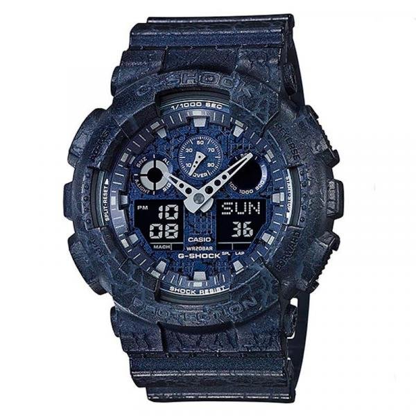 Relógio Casio Ana-Digi Masculino G-Shock - GA-100CG-2ADR