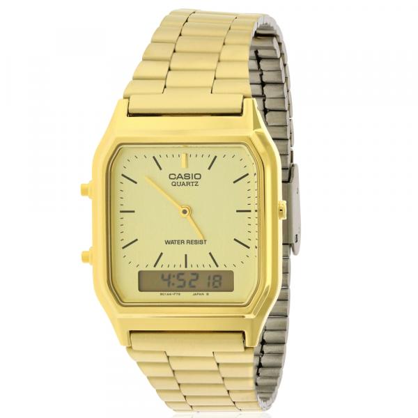 Relógio Casio Aq-230ga-9dmq - Anadigi Dourado