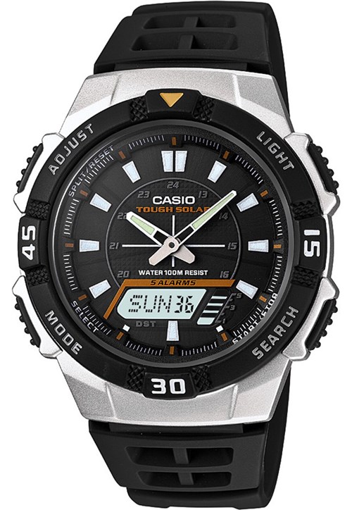 Relógio Casio AQS800W1EVDF Prata/ Preto