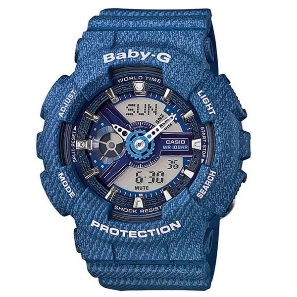 Relógio Casio Baby-G Anadigi Feminino BA-110DC-2A2D