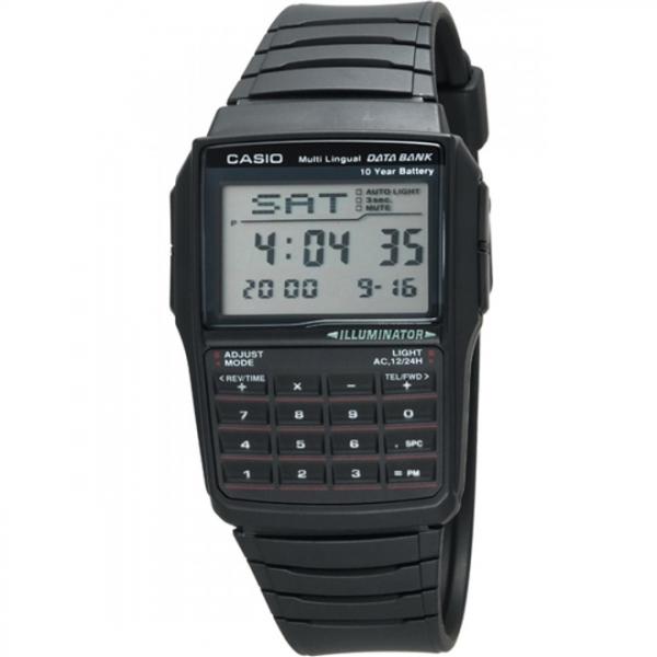 Relógio Casio Calculadora Data Bank Digital Masculino DBC-32-1ADF