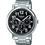 Relógio Casio - Clássico - Prata/Preto - MTP-E309D-1AVDF