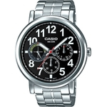 Relógio Casio - Clássico - Prata/Preto - MTP-E309D-1AVDF