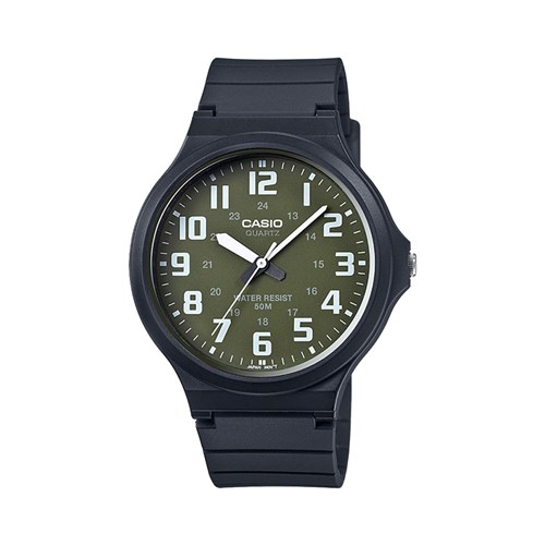 Relógio Casio Collection Masculino Preto Analógico Mw-240-3Bvdf