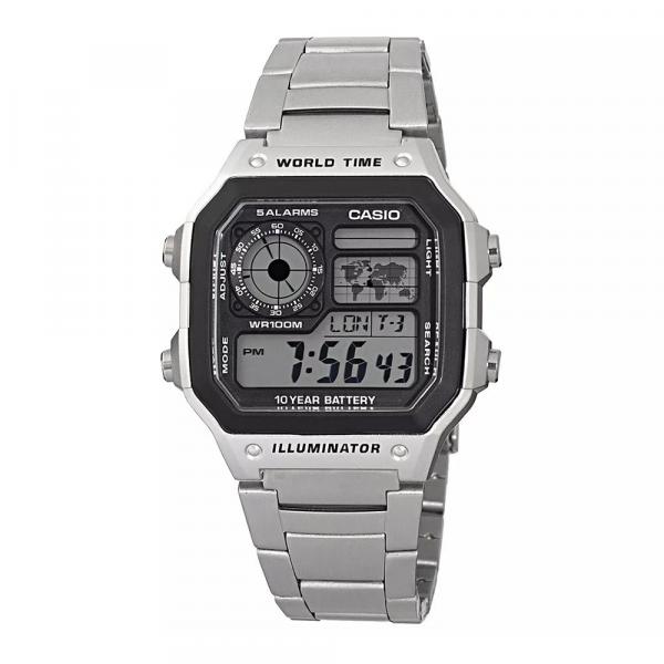 Relógio Casio Digital AE1200WHD-1A - Prata