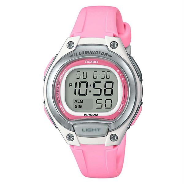 Relógio Casio Digital Feminino LW-203-4AVDFX - Bateria de 10 Anos