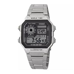 Relógio Casio Digital Modelo AE1200WHD-1A Prata